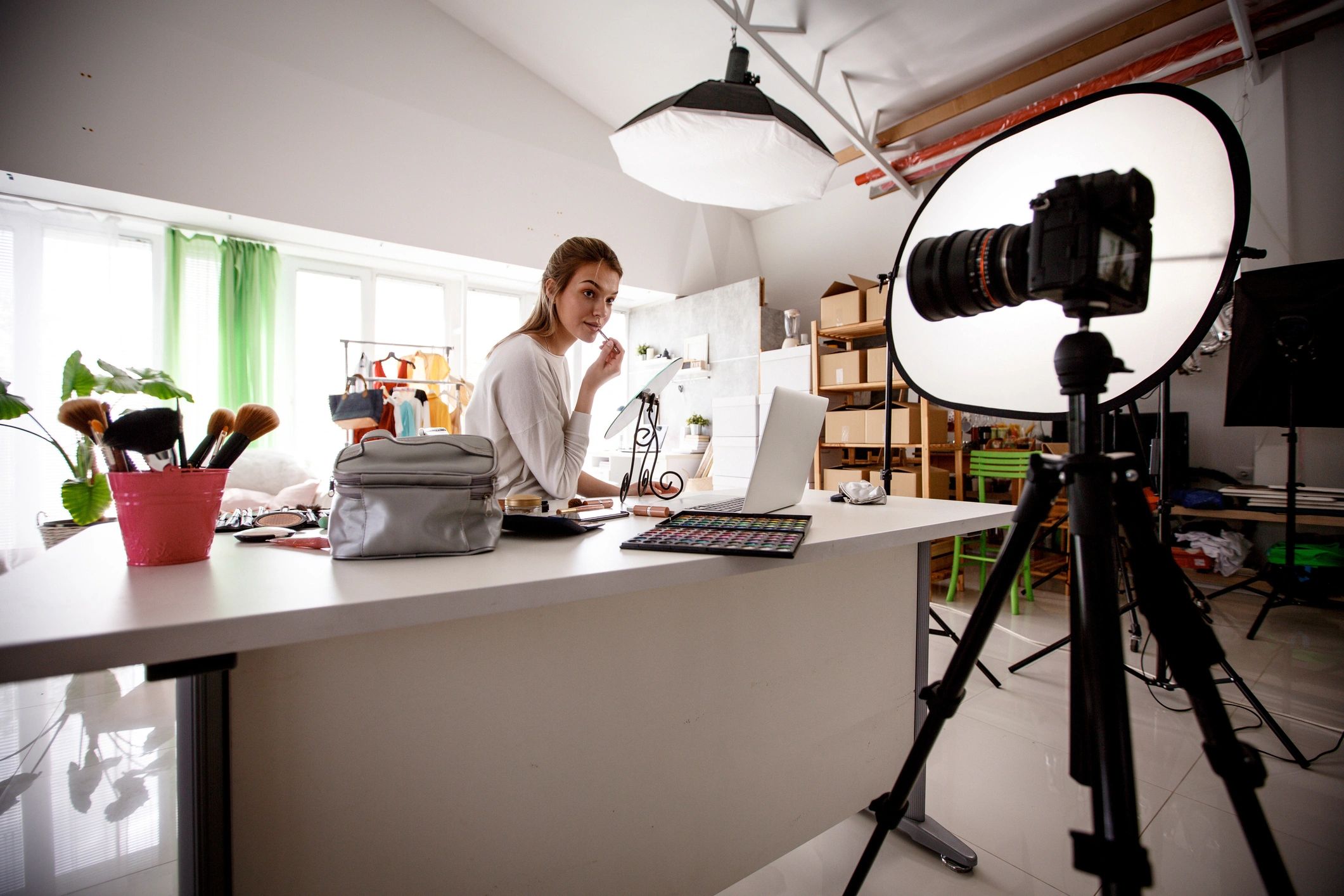 Creator workspace used for digital content production
